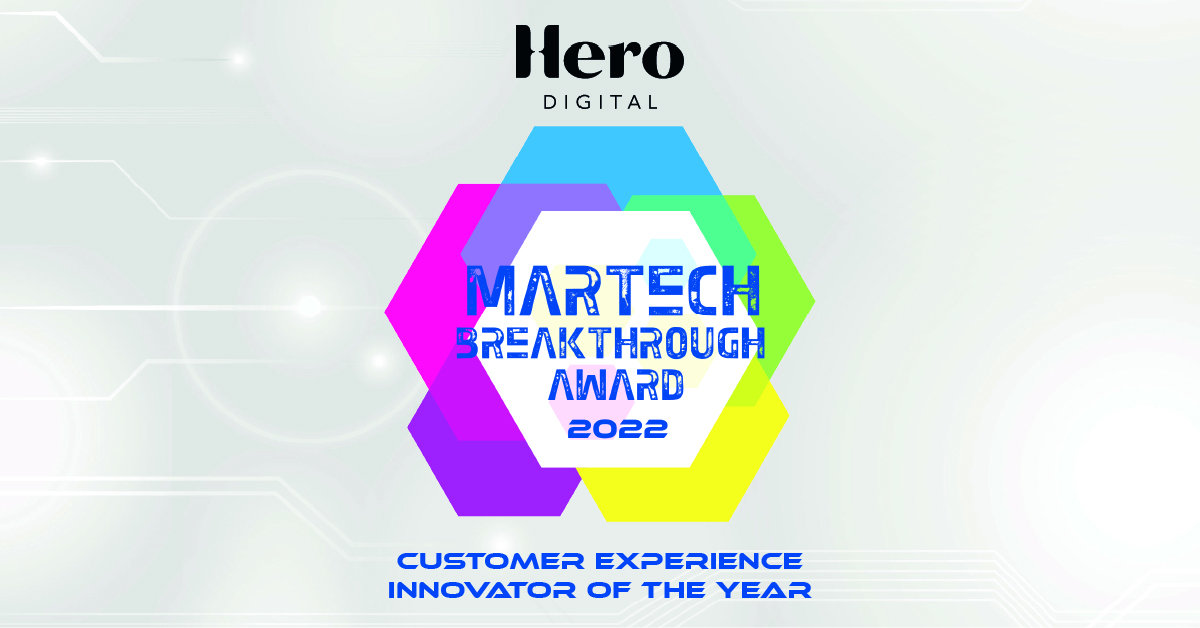Hero Digital Wins MarTech Breakthrough Award | Hero Digital