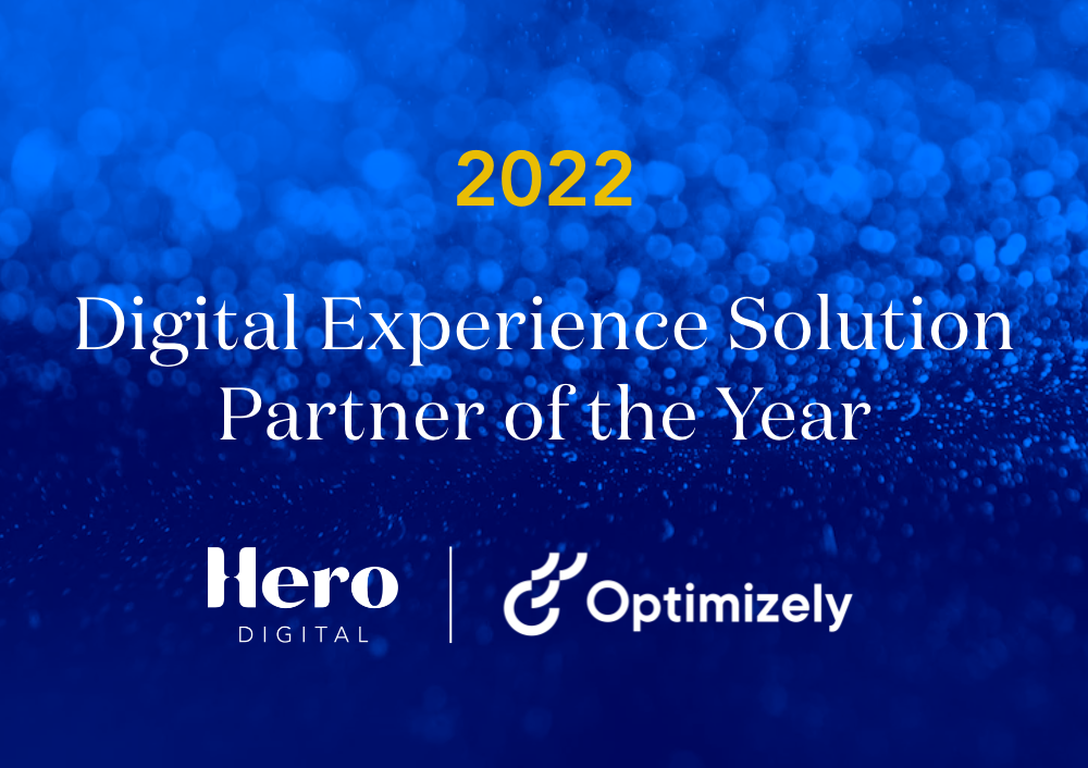 Hero Digital Honored as Optimizely’s DXP Partner of the Year | Hero Digital